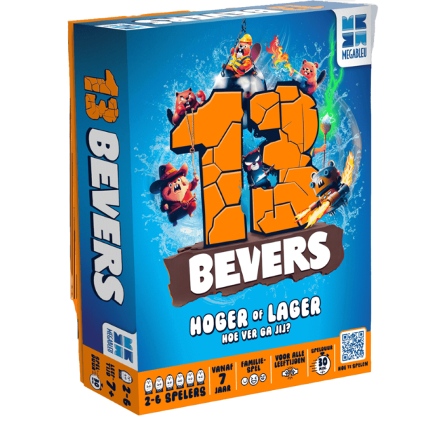 13 Bevers Borspel speldoos