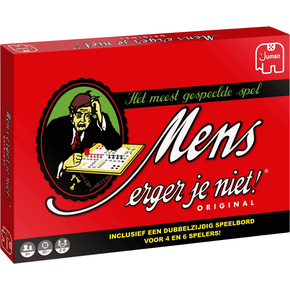 Mens erger je niet speldoos