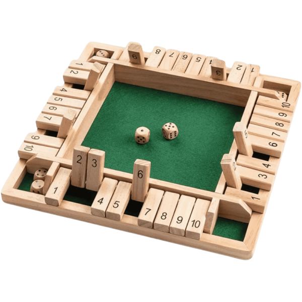 Shut the box Visueel