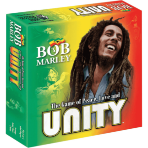 Bob Marley the game of peace love and Unity visueel Bordspel Speldoos